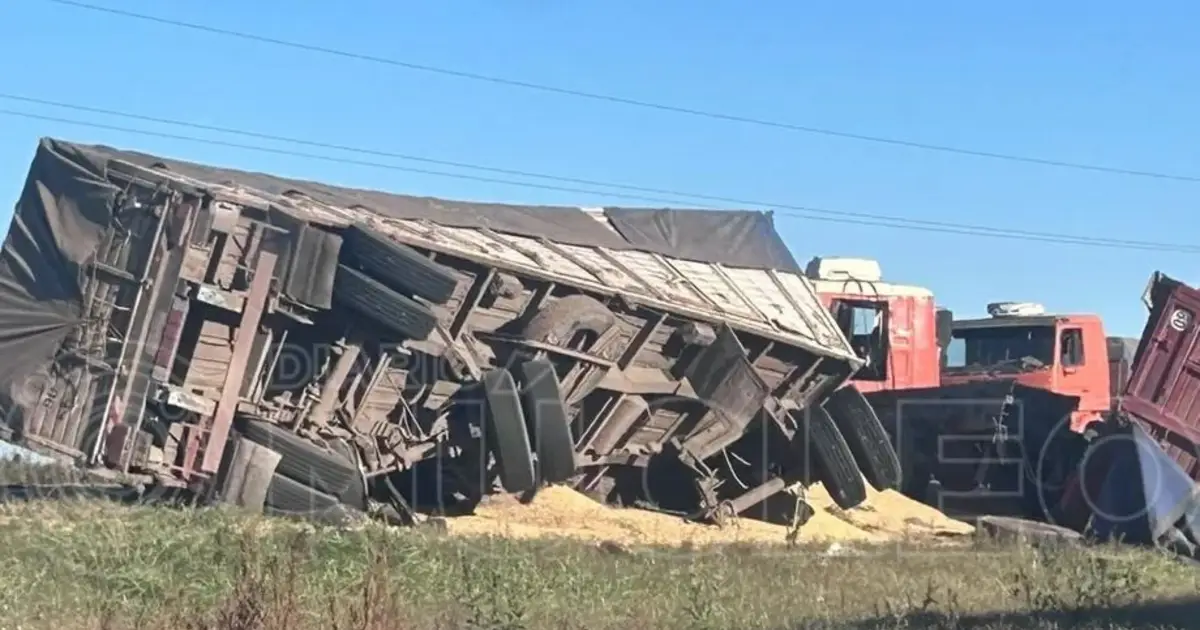 Trágico choque entre camiones en la Ruta 32: murió un chofer de ...