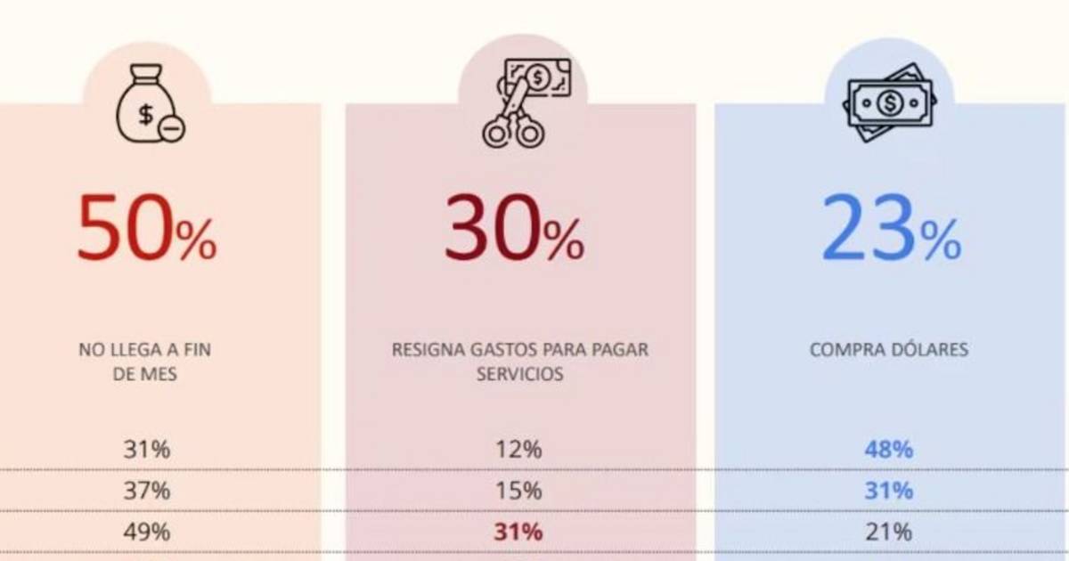 La crisis impacta en las familias argentinas: La mitad de los hogares ...