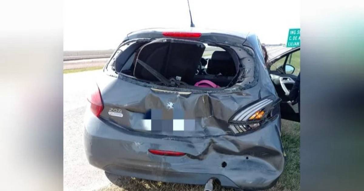 Accidente en Ruta 7: Un auto fue embestido de atrás por una camioneta ...