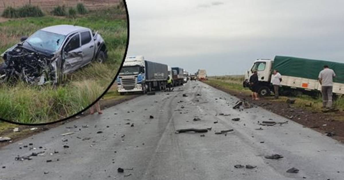 Impactante choque en la Ruta 33 entre General Villegas y Piedritas ...